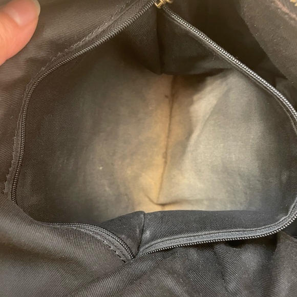 Fossil Black Leather Tote with Key Charm - Picture 6 of 9